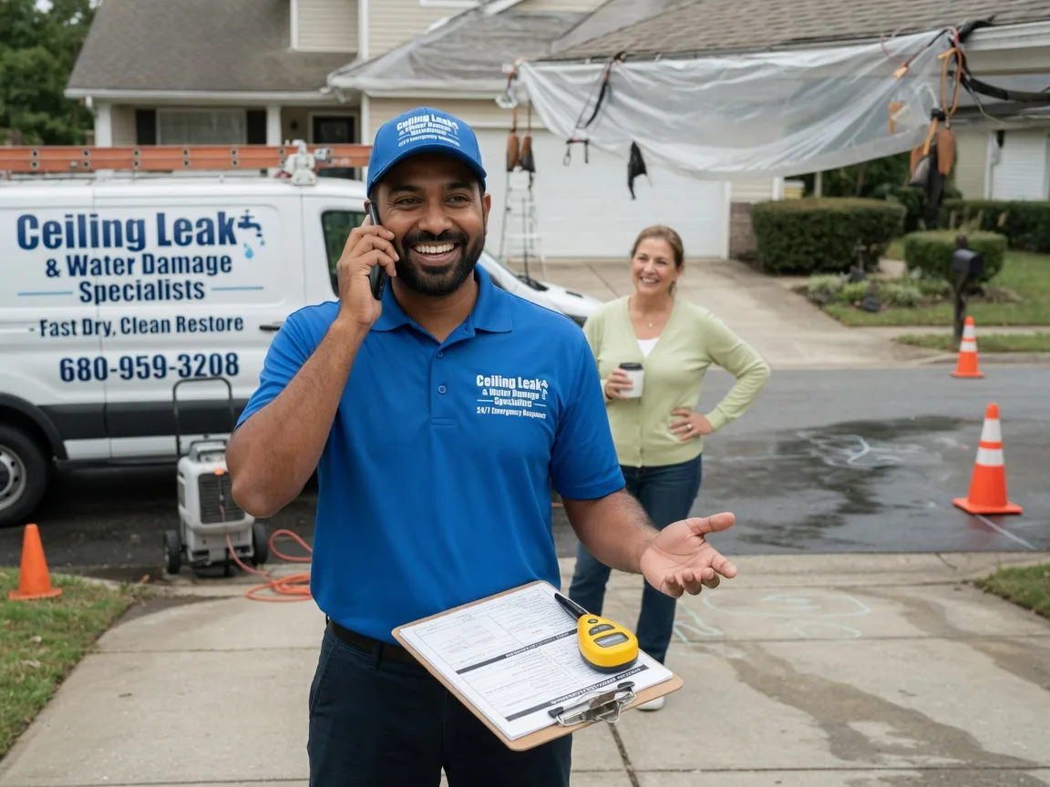 Ceiling Leak Cleanup Nesquehoning, PA FAQs